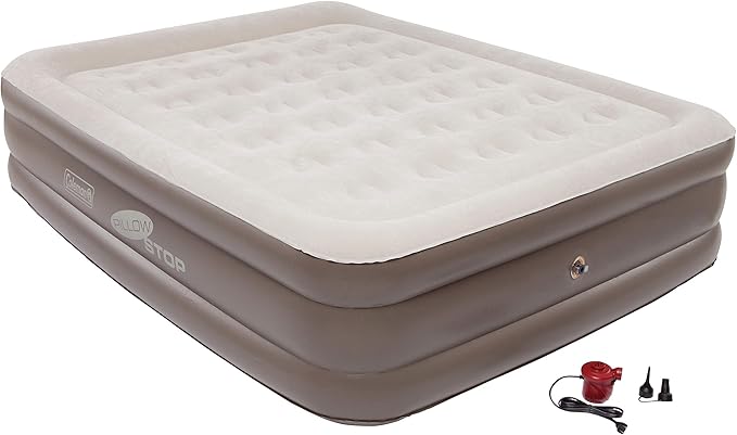 Coleman SupportRest Plus PillowStop Double-High Airbed