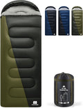 XXL Winter Sleeping Bags for Adults Cold WeatherCamping Sleeping Bag for Kids with Compression Sack4 Season Camping Essentials Gear for HikingTravelingOutdoorBackpackingClimbing