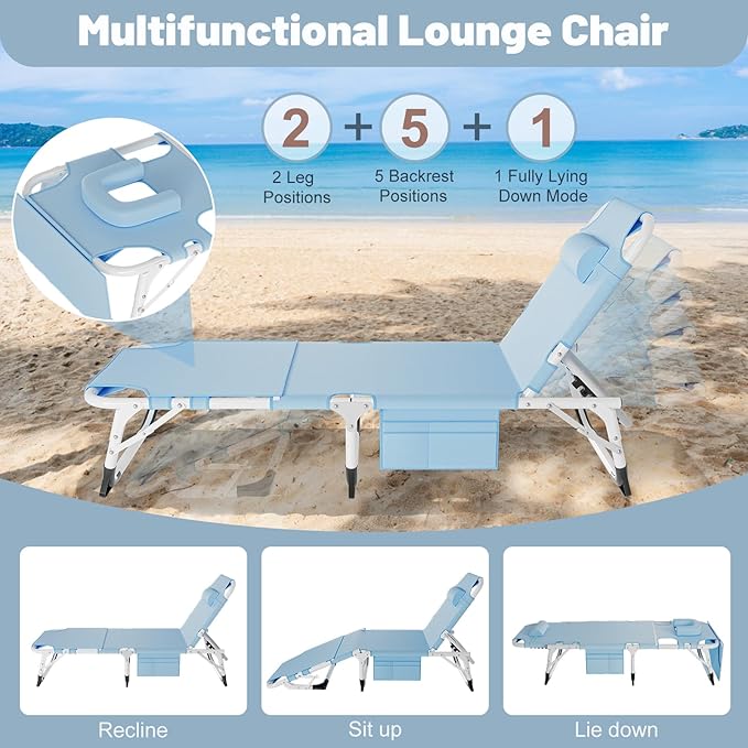 Portable Folding Camping Cot for Adults with Mattress Lightweight Camp Bed with Carry Bag Ideal for Outdoor Travel Hiking Beach and Picnics