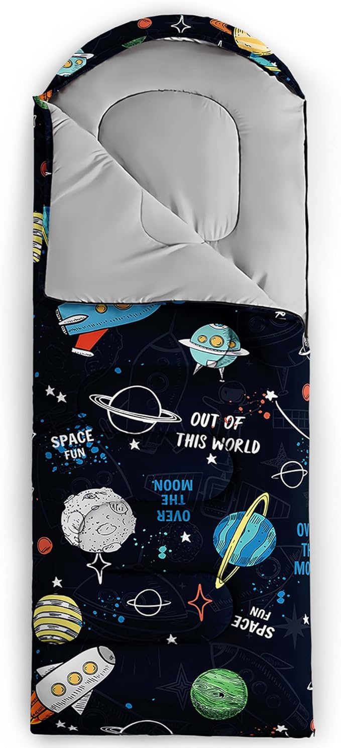 BSNTHO Camping Sleeping Bags3 Season Warm &amp Cool WeatherLightweightWaterproof Sleeping Bags for Adults &amp KidsTravelingand OutdoorsCamping Gear Equipment