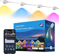 ASAHOM Permanent Outdoor Lights Pro S108E 300FT with 216 RGBCW LEDs WLED Integration AI Lighting 30000 Lighting Effect Combinations IP67 Waterproof for Halloween Christmas Daily Decor White