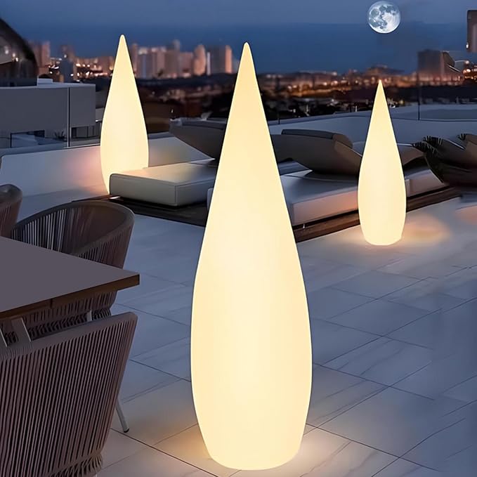 Outdoor Water Drop Lights Waterproof Lawn Light Courtyard Garden Terrace Atmosphere Lights Landscape Courtyard Decorations Floor Lamps Path Light Modern Holiday Lamps