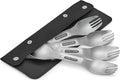 Black+Blum Spork Set of 4 - Stainless Steel Spork Set with as Easy Clean Carry case