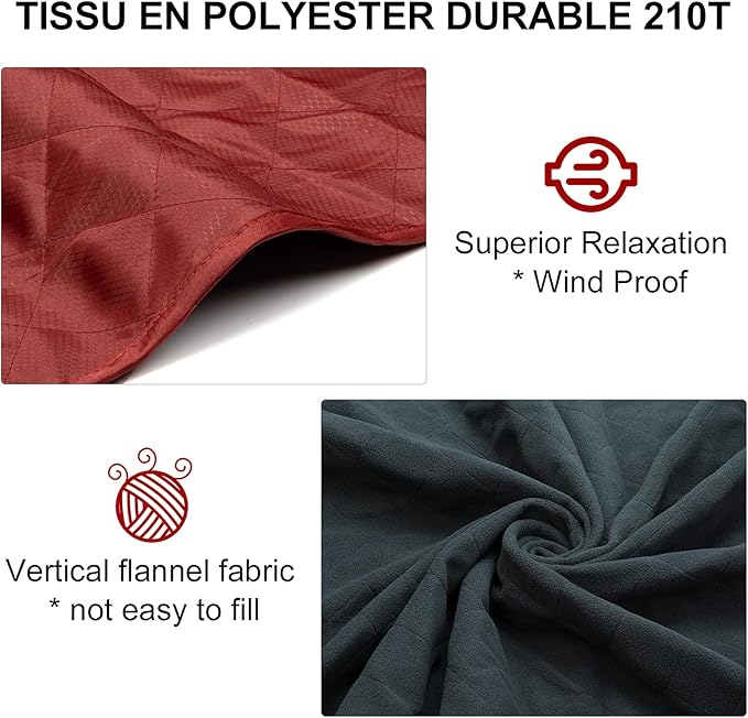 Forceatt Camping Blanket 79 X 57 Large Outdoor Blanket Sandproof Waterproof for Outdoor Festivals Beaches Picnics StadiumCamping Parks Hiking Travel Family Suitable for 4 Seasons.