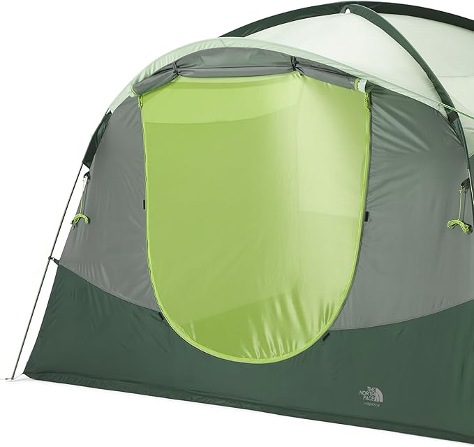 THE NORTH FACE Sequoia Tent | Waterproof Camping Tent Spacious &amp Easy to Set Up Front &amp Back Zipper Doors Side Windows