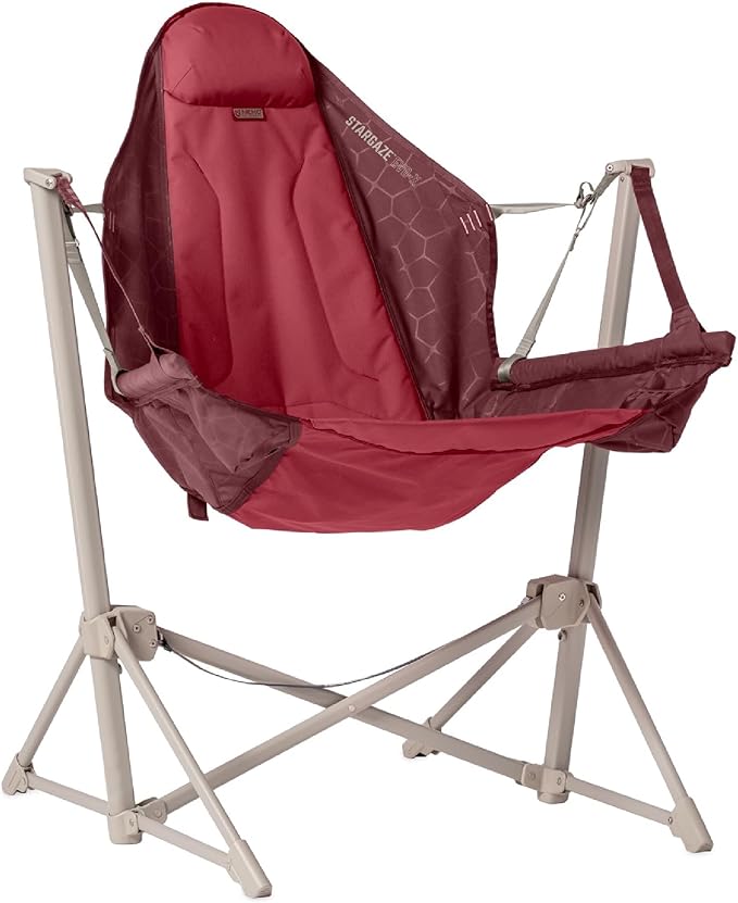 Nemo Equipment Stargaze EVO-X Folding Reclining Camp Chair - Deep Claret - One Size