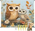 Waterproof Sandproof Beach Blanket 59''×68'' Cute Bird Polyester Outdoor Picnic Blanket with 4 Stakes &amp Storage Bag for BeachCampingVacation Blue