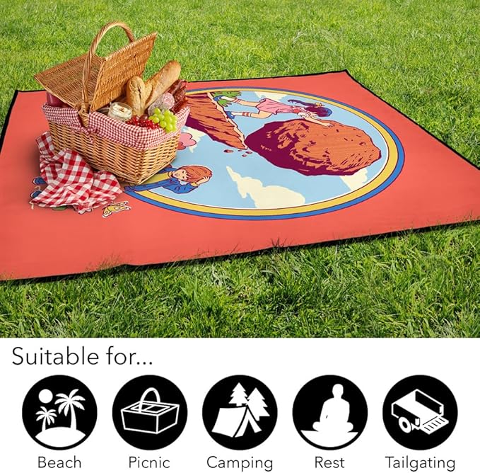 LOGOVISION Steven Rhodes You Rock My World Outdoor Blanket for Picnic Beach Camping Park Tailgate 50x60