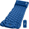 HiiPeak Camping Sleeping Pad Ultralight Camping Mat with Pillow Built-in Foot Pump Inflatable Sleeping Pads Compact for Camping Backpacking Hiking Traveling Tent