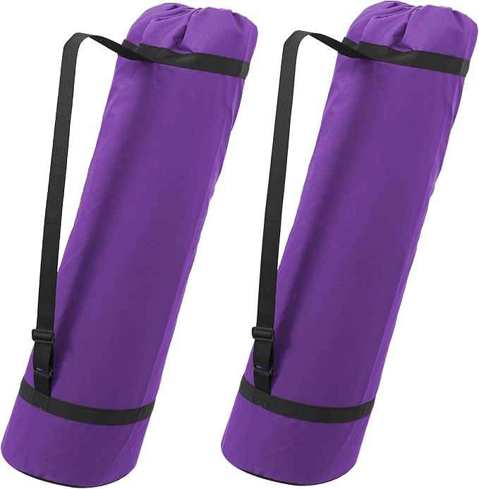 600D Oxfored Fabric Camping Chair Bag Replacement Durable Water Resistant Carrying Strap with Handle and Large Open Mouth (2 Pack Purple XL)