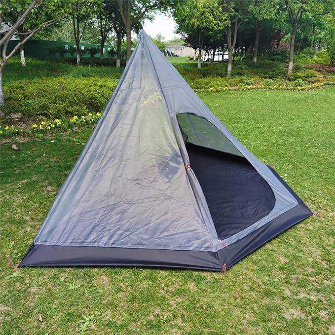 Inner Mesh with Bathtub Bottom for Tipi Hot Tent Mosquito Net for Camping Bed for Travel Outdoor Netting Cover Lightweight Mesh