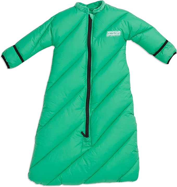 Morrison Outdoors Little Mo 40° Baby Sleeping Bag (6-18 Months) The Camping Sleeping Bag for Babies and Toddlers with Adjustable Open-and-Close Cuffs and Thick Lofty Insulation.