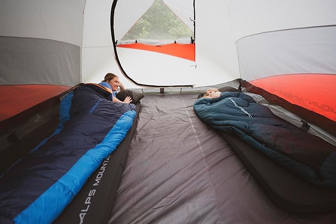 ALPS Mountaineering Blaze +20° Mummy Sleeping Bag Regular - Navy/Blue/Orange