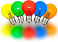 Novelty Lights 25 Pack G30 Glass LED Globe Bulbs String Light Replacement Bulbs E12 Candelabra Base Energy Efficient Outdoor Patio Lighting Multicolor