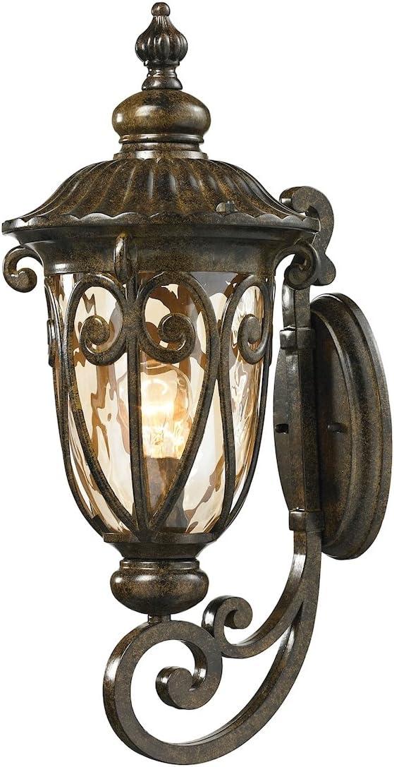 Elk Home 45071/1 Logansport 22'' High 1-Light Outdoor Sconce in Hazelnut Bronze