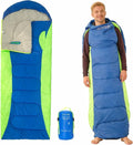 M300 Wearable Sleeping Bag with Arm Holes &amp Foot Openings - 3-in-1 All Season Lightweight Sleeping Bag for Adults Water-Resistant Backpacking &amp RV Camping Blanket