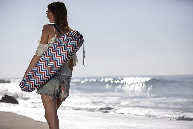 ONIVA - a Picnic Time brand - Tranquility Beach Chair with Carry Bag - Low Beach Chair