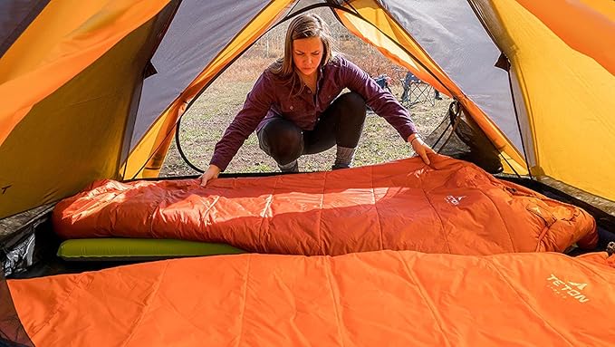 TETON Sports ALTOS 20 Degree and 0 Degree Sleeping Bag for Adults Lightweight Warm Mummy Sleeping Bag for Camping Hiking Backpacking