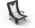 Portable Beach Chair for Adults with Cup Holder Hard Arm Folding Lawn Chairs for Outdoor Activities Camp Sports Beach Travel &amp Picnic Supports up to 400 lbs