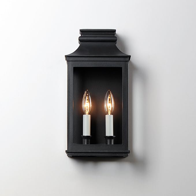 Maxim Savannah VX - 2 Light Outdoor Wall Mount-15.25 Inches Tall and 7.75 Inches Wide-Black Oxide Finish