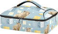 Casserole Carrier Adorable Cute CapybarasInsulated Casserole Carrier for Hot or Cold Food Thermal Lunch Tote for Potluck Parties Picnic Beach Fits 9 x 13 Inches Baking Dish