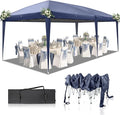 3 x 6m Home Use Outdoor Camping Waterproof Folding Tent with Carry Bag Blue