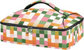 Casserole Carrier Cute Checkered Pattern PrintInsulated Casserole Carrier for Hot or Cold Food Thermal Lunch Tote for Potluck Parties Picnic Beach Fits 9 x 13 Inches Baking Dish
