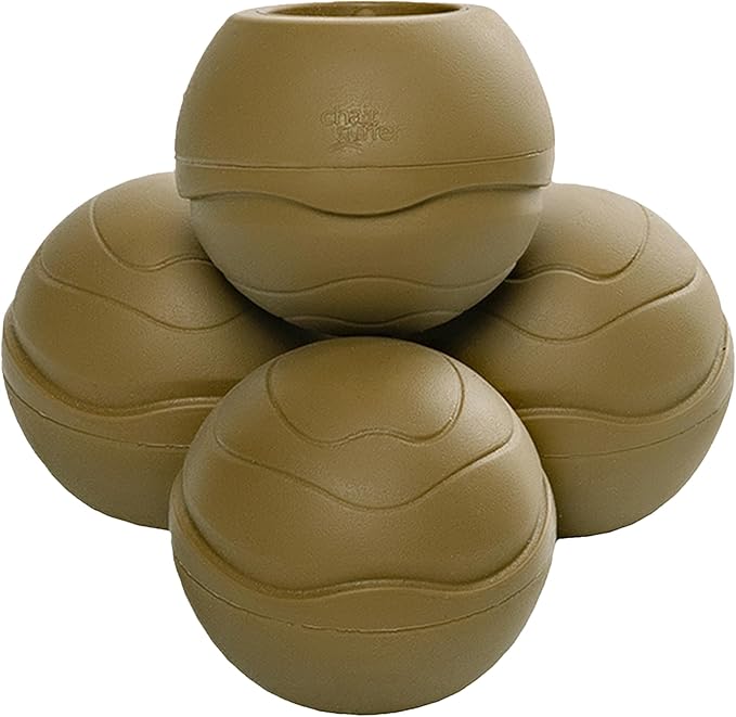 Stabilizing Rubber Ball Feet for Helinox Camping Chair - Durable Outdoor Chair Leg Cap Help Stability on Rugged and Uneven Surfaces (Coyote TAN 45mm)