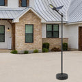 Street Light Pole 8.5FT 48mm Split Street Lamp Post for Outdoor Street Courtyard Parking Lot Moveable Lighting Post Fixtures with Stable Base Patio Lighting Poles