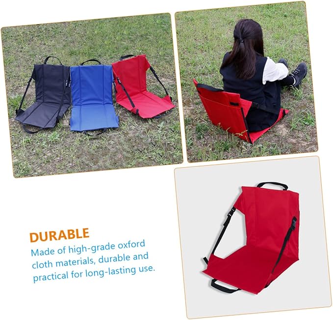 BESPORTBLE Foldable Camping Chair Oxford Cloth Portable Folding Seat Outdoor Folding Garden Seat Comfortable
