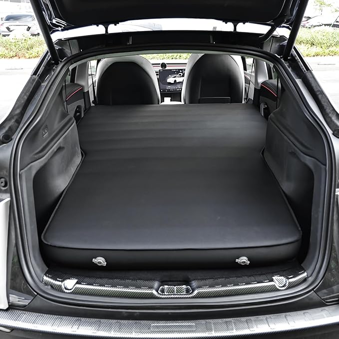 Air Mattress for Model Y and Juniper Rear Trunk Inflatable Bed for Model Y Juniper Inflatable Camping Mattress with OEM Style External Air Pump (2020-2025.03+)