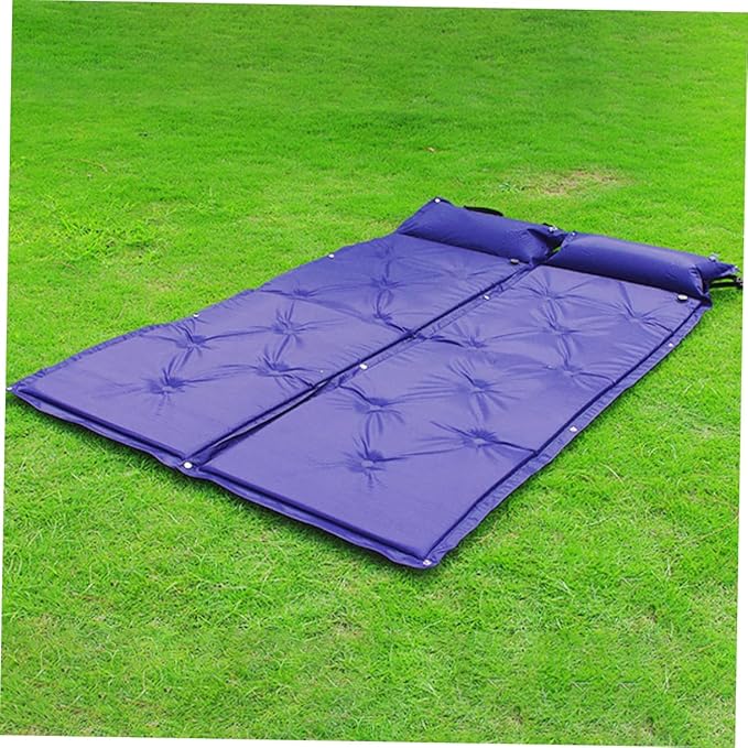 YARNOW Dampproof Inflatable Sleeping Mat Convenient Camping Pad for Travel Ergonomic Design for Optimal Comfort Portable Compact for Hiking Backpacking and Outdoor Activities