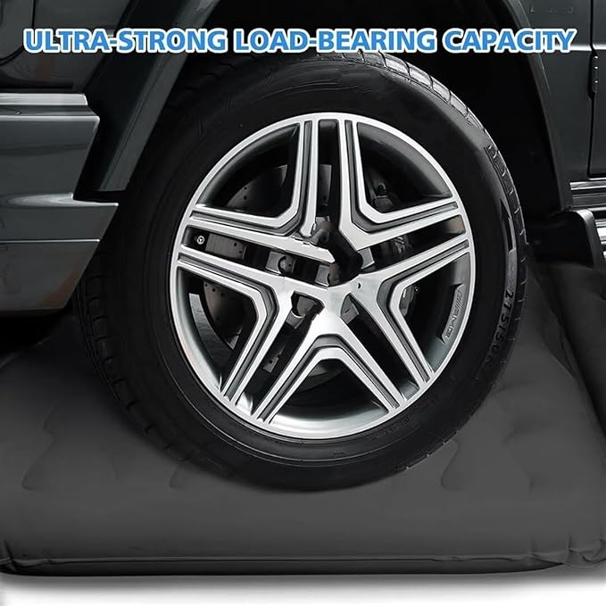 SUV Inflatable Bed Car Inflatable Mattress Portable Camping Mattress Double Inflatable Bed with Air Pump Flocked PVC Lathe