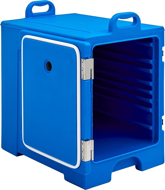 Insulated Food Pan Carrier Holds 5 Full-Size Food Pans 2-1/2 Deep Blue (29A-157)
