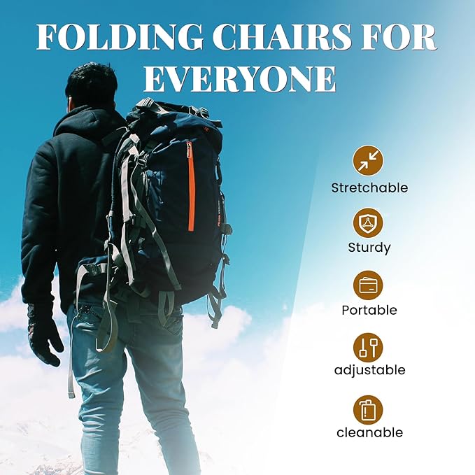 2 Pack Upgraded Collapsible Stool Folding Stool with CushionRetractable Folding Stool Max Load Capacity 400lbs Portable Telescoping Stools for Camping Hiking Outdoor BBQ Fishing-Rainbow