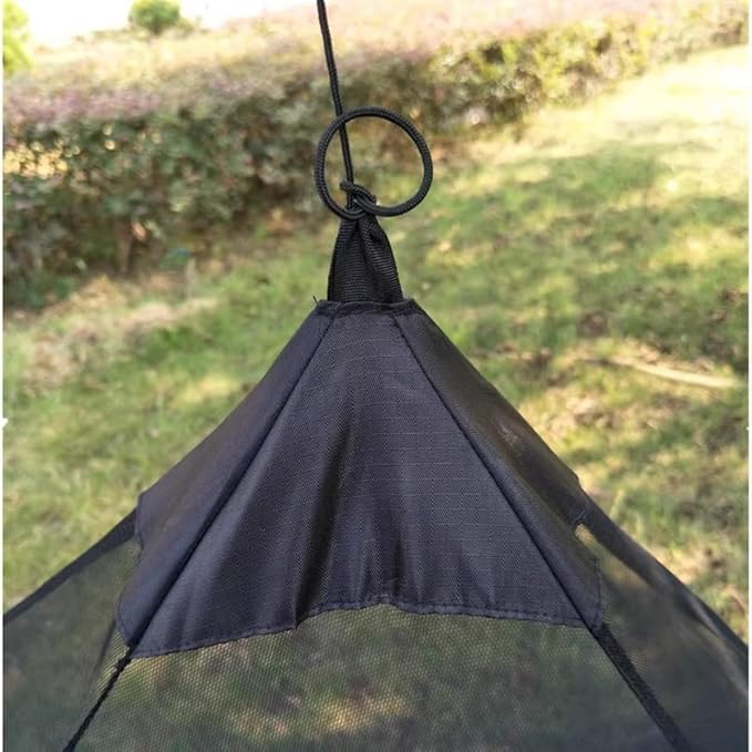 Mesh Tent for Backpacking and Camping Water Resistant Oxford Floor No-Trekker Pole Tent Netting Tent Breeze Mesh Inner Tent Ultralight 1 Person Summer Tent