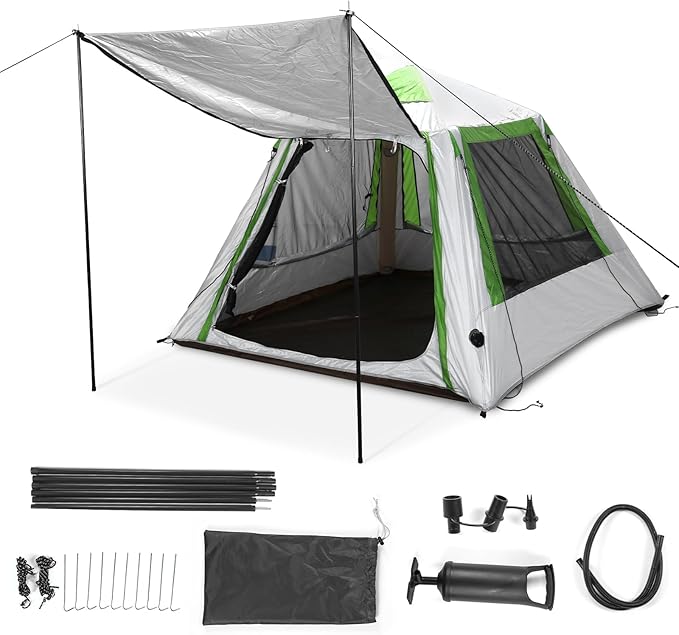 Camping Tent for 2 Person 3 Person Easy Setup Automatic Inflatable Camping Tent Oxford Waterproof Up Tent for Hiking
