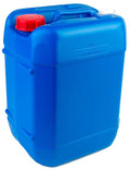 Hudson Exchange 5 Gallon (20 Liter) Handled Container with Cap HDPE Blue