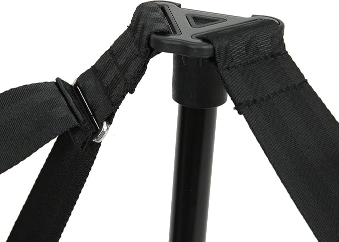 Hammock Camping Chair Folding Portable Rocking Chair Aluminum Alloy Adjustable Back Swinging Chair with Pillow Cup Holder Recliner with Carry Bag for Outdoor Travel Lawn Backyard Black (2pcs)