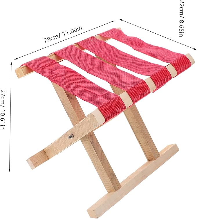 Totority Foldable Fishing Stool Portable Multi-use Outdoor Seating Compact Camping Bench Sturdy Frame for Fishing Hiking and Travel Height
