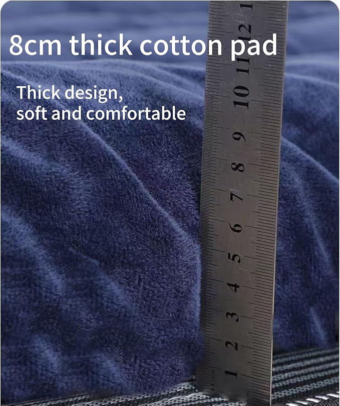 is a Foldable and Portable Pearl Cotton pad with a Thickness of 3.15 inches Suitable for Folding beds mattresses Outdoor Floor mats Offices Homes and Outdoor Rest