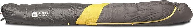 Sierra Designs Nitro 0 Degree 800 Fill DriDown Sleeping Bag - Ultralight Down Sleeping Bag for Backpacking and Camping for Men &amp Women