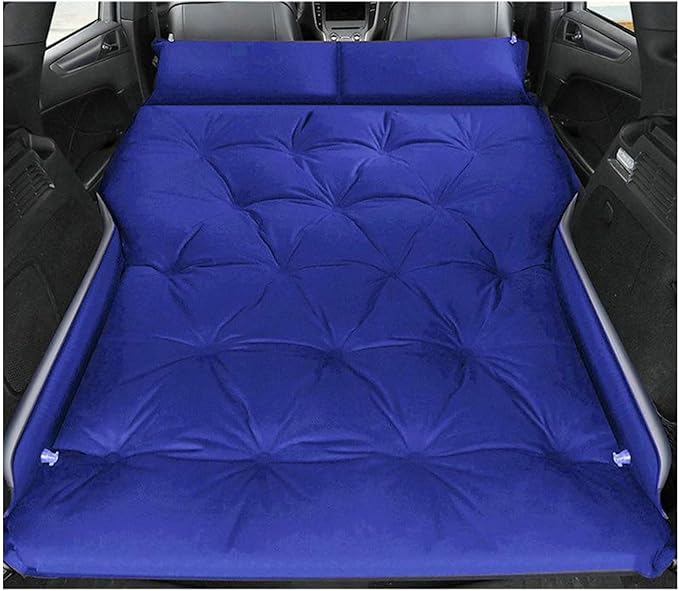 Car Air Mattress for Travel - Folding Double Sleeping Bed for SUV Multi-Functional Portable Camping Equipment