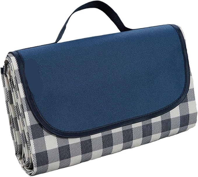 1.45 * 2M Portable Picnic Blanket Thickened Waterproof Beach Camping Tent Grassland MatCompatible for Parties Travel Outdoor