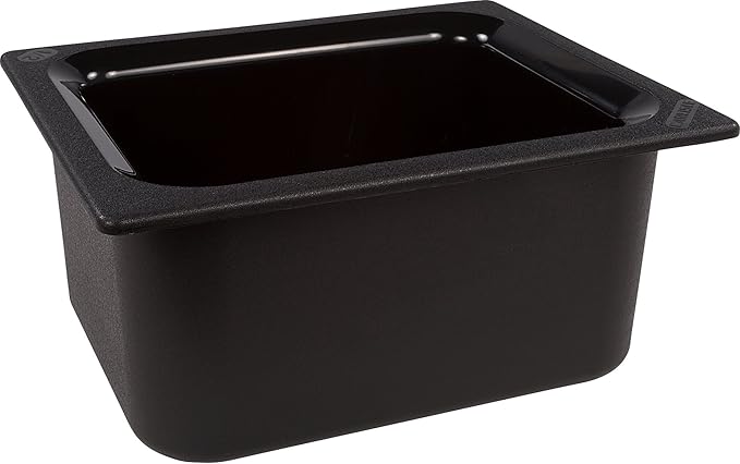 Carlisle FoodService Products CM110103 Coldmaster Insulated Food Pan 1/2 Size 6 quart Black