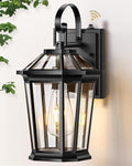 VIANIS Dusk to Dawn Exterior Light Fixture Waterproof Outdoor Wall Sconce Porch Light for House 100% Anti-Rust Aluminum Outside House Lights Farmhouse Coach Lantern for Porch Garage Front Door