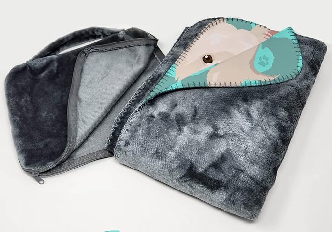 Caroline's Treasures MLM1019TBLT Westie Soft Travel Blanket with Bag Airplane Blanket Indoor Outdoor Camping Blanket for Traveling Picnics Beach Trips Concerts