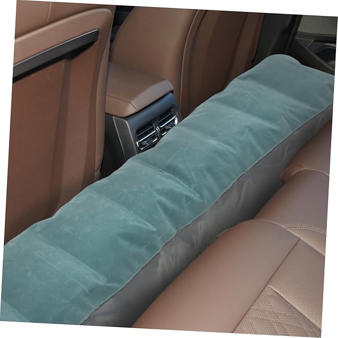 Car Inflatable Air Mattress Lightweight Portable Travel Bed for Camping Backseat Use Durable Easy to Clean Material Fits Car Models Comfortable Sleep Pad Random Color