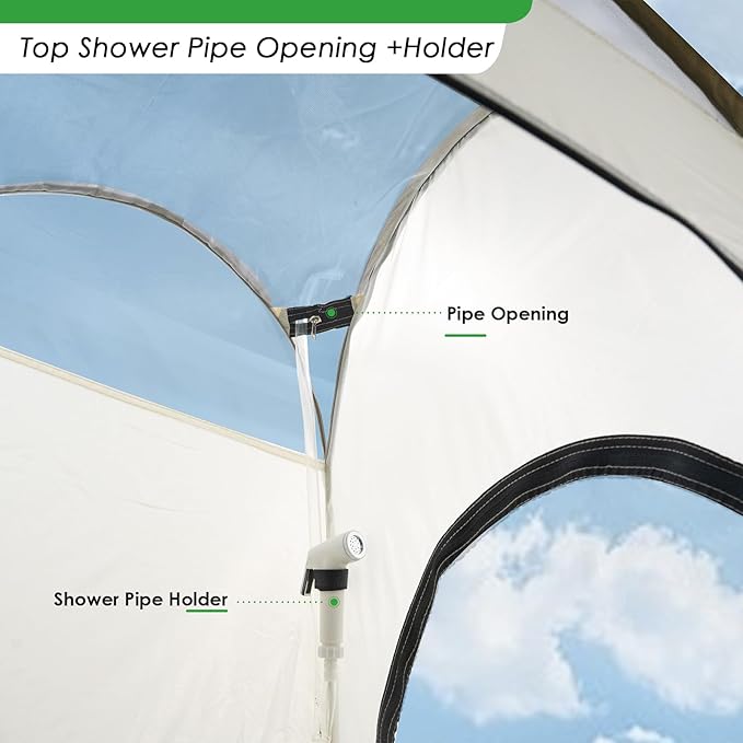 Portable Privacy Tent - Pop Up Shower &amp Changing Room for Outdoor Camping