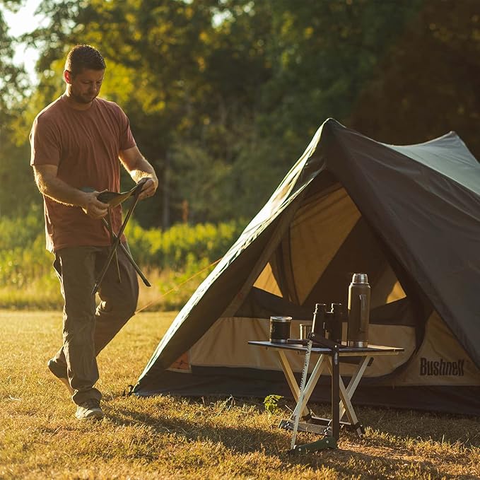 Bushnell Tent | Instant Pop Up 3P / 4P/ 6P / 8P Hub Style Tents | Best Pop Up Tent for Camping Hiking Family Camping Hunting Fishing and Basecamp